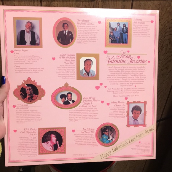 AVON VALENTINE FAVORITES VINYL RECORD - Picture 6 of 16